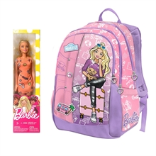 ZAINO 3 CERNIERE + GADGET BARBIE