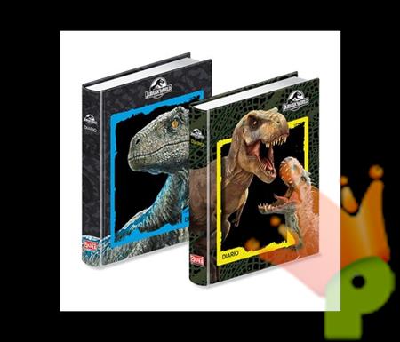 DIARIO IMBOTTITO NON DATATO JURASSIC WORLD 1 PZ ASS.