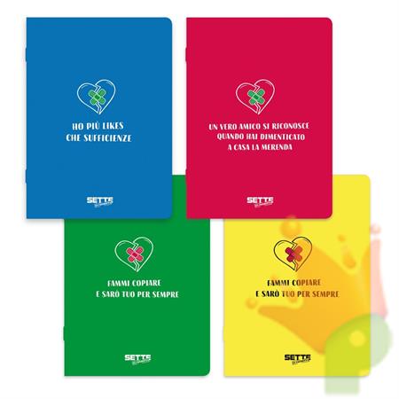 QUADERNO MAXI A4 SETTE IN CONDOTTA RIGO 1R