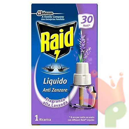 INSETTICIDA RAID LIQUIDO RIC. 30NOTTI LAVANDA