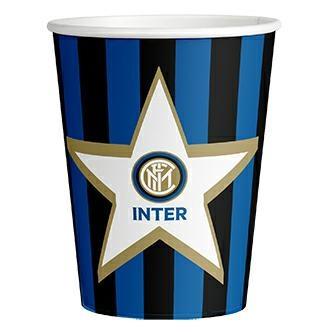 BICCHIERE 266ML PRODOTTO UFFICIALE INTER 8PZ