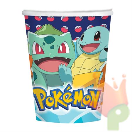 BICCHIERI 250ML POKEMON 8PZ