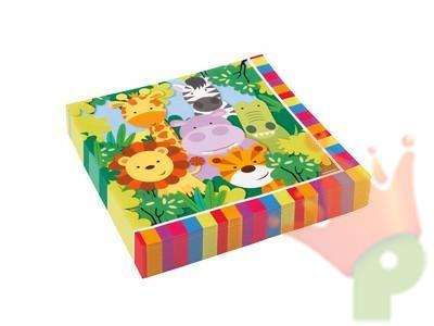TOVAGLIOLI 33X33 JUNGLE ANIMALS 20PZ