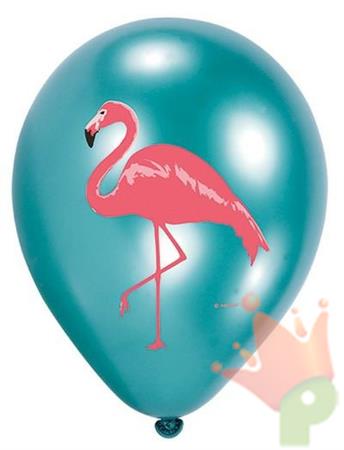 PALLONCINI IN LATTICE FENICOTTERO 6PZ