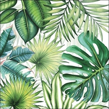 TOVAGLIOLI 33X33 3V TROPICAL LEAVES 20PZ