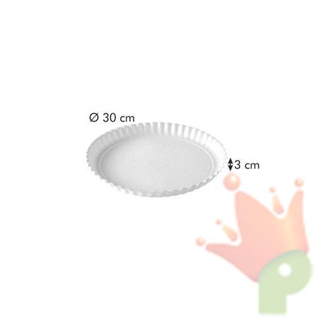 VASSOIO BIANCO D. 30CM DELICIA 3PZ
