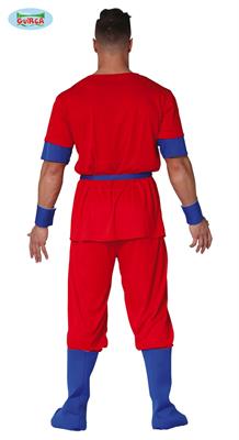 COSTUME GOKU GUERRIERO ADULTO TAGLIA M 48 50