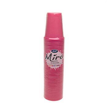 BICCHIERI 200CC FUCSIA MIRO' 50PZ