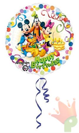 PALLONCINO MYLAR 17INCH 42CM TOPOLINO AND FRIENDS