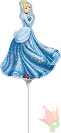 PALLONCINO MINISHAPE 9INCH 23CM CENERENTOLA