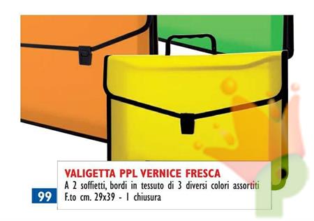 VALIGETTA POLIONDA 29X39CM VERNICE FRESCA