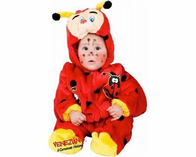 COSTUME DOLCE COCCINELLA  TG. 3/6 6/9 9/12