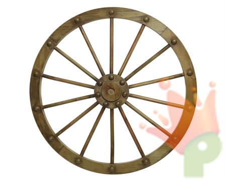 RUOTA DI CARRO IN LEGNO 71x3,5x71cm