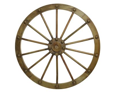 RUOTA DI CARRO IN LEGNO 71x3,5x71cm