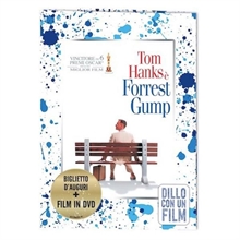 BIGLIETTO AUGURI FOREST GUMP + FILM DVD