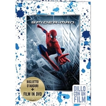 BIGLIETTO AUGURI SPIDERMAN + FILM DVD