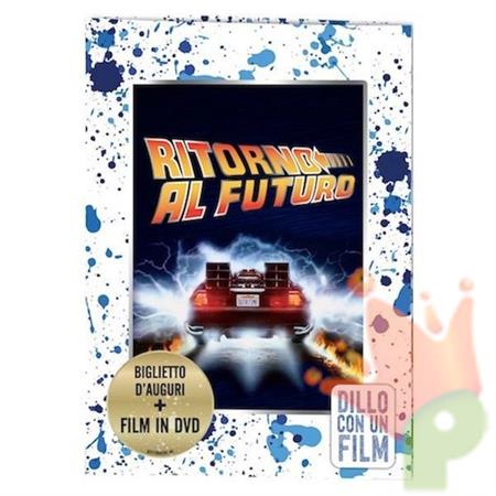 BIGLIETTO AUGURI RITORNO AL FUTURO + FILM DVD