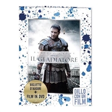 BIGLIETTO AUGURI IL GLADIATORE + FILM DVD