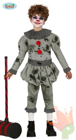 COSTUME CLOWN PENNYWISE IT TG. 10-12 ANNI