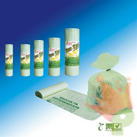 BUSTE BIO 70X110CM VERDE 10PZ