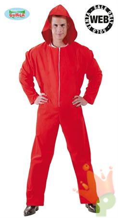 COSTUME TUTA ROSSA LA CASA DI CARTA TG. S 46-48
