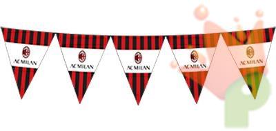 FESTONE BANDIERINE 295CM MILAN PRODOTTO UFFICIALE