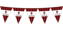 FESTONE BANDIERINE 295CM MILAN PRODOTTO UFFICIALE