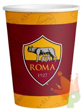 BICCHIERE 266ML ROMA PRODOTTO UFFICIALE 8PZ