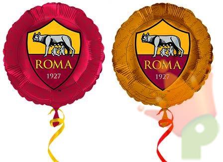 PALLONCINO MYLAR 17INCH 43CM ROMA PRODOTTO UFFICIALE