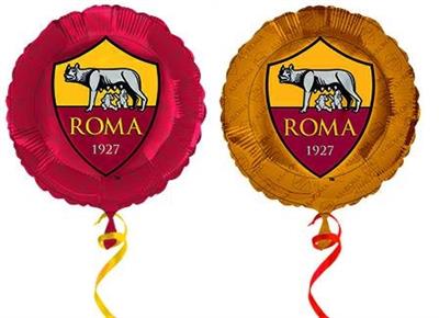 PALLONCINO MYLAR 17INCH 43CM ROMA PRODOTTO UFFICIALE
