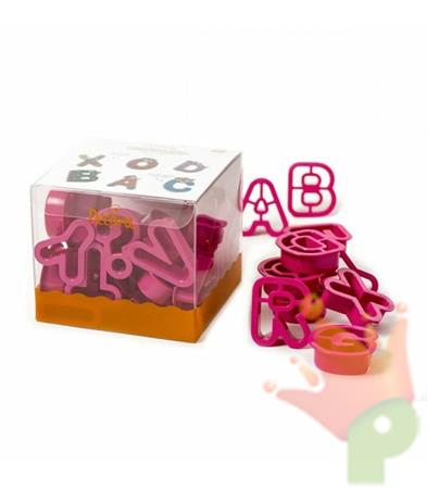KIT TAGLIAPASTA LETTERE E NUMERI GRANDI 5,2XH. 2,2 CM 27 PZ