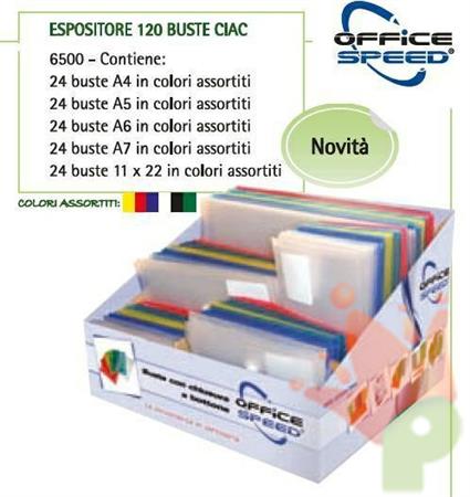 BUSTA CON BOTTONE LETTERA DL 11X22CM