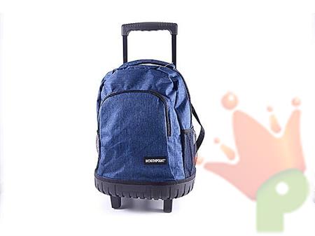 ZAINO TROLLEY URBAN GLAM 34X48X25CM BLU LEBEZ