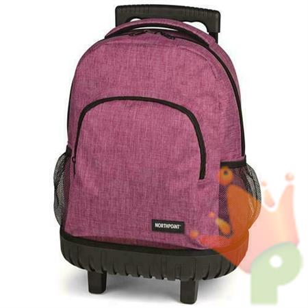 ZAINO TROLLEY URBAN GLAM 34X48X25CM ROSA LEBEZ
