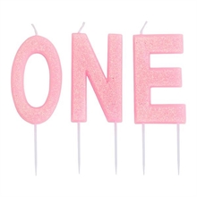 CANDELINA GLITTER ROSA ONE