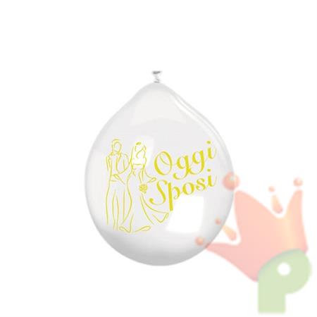 PALLONCINI 10INCH 26CM OGGI SPOSI 20PZ