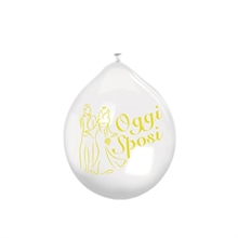 PALLONCINI 10INCH 26CM OGGI SPOSI 20PZ