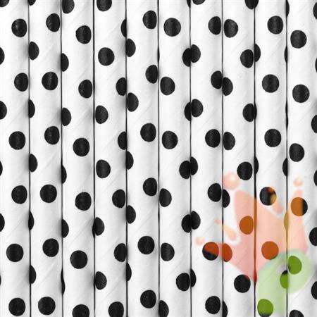 CANNUCCE POIS BIANCO 19,5CM 10PZ