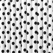 CANNUCCE POIS BIANCO 19,5CM 10PZ