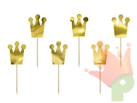 CAKE TOPPER PRINCESS CORONE 12CM 6PZ
