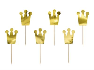CAKE TOPPER PRINCESS CORONE 12CM 6PZ