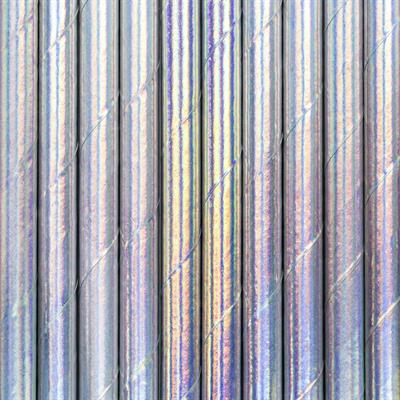 CANNUCCE IRIDESCENTI 19,5CM 10PZ