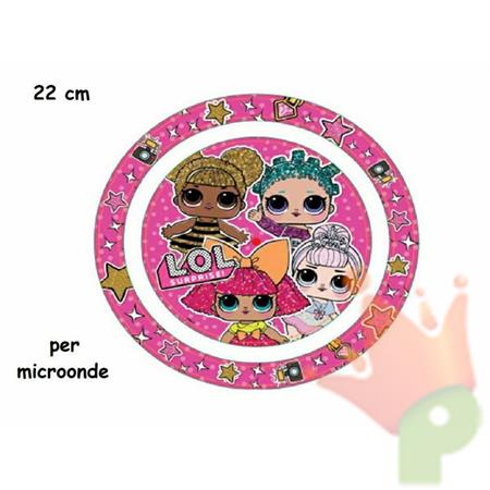 PIATTO PIANO 22CM LOL SURPRISE