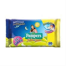SALVIETTE PAMPERS SOLE LUNA 50PZ