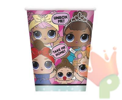BICCHIERI 266ML LOL SURPRISE 8PZ