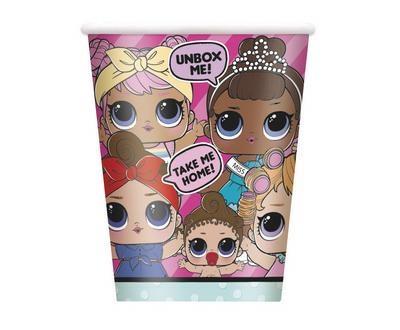 BICCHIERI 266ML LOL SURPRISE 8PZ