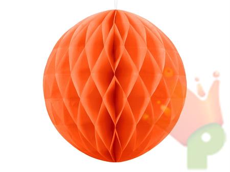 SFERA IN CARTA A NIDO D'APE ARANCIONE 30CM