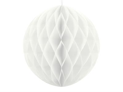 SFERA IN CARTA A NIDO D'APE BIANCO 30CM