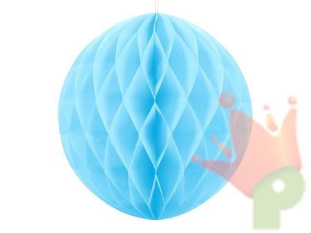SFERA IN CARTA A NIDO D'APE CELESTE 30CM