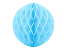 SFERA IN CARTA A NIDO D'APE CELESTE 30CM